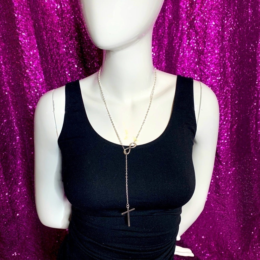 CROSS/INFINITY necklace